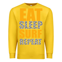 Lemon eat sleep surf repeat Premium Sweatshirt - Bettercallsaul