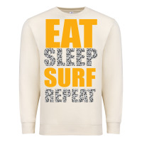 Sandshell eat sleep surf repeat Premium Sweatshirt - Bettercallsaul