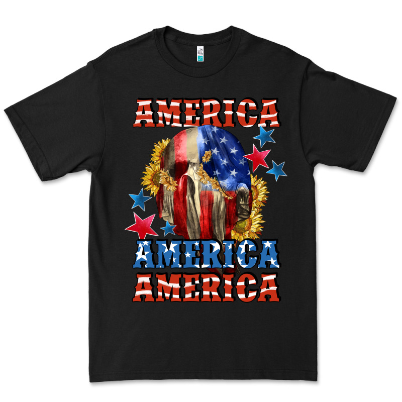 America Skeleton 4th Of July Premium Tee by CowGirlArtShop | Teevron