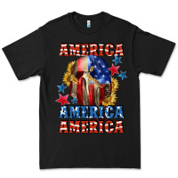 Black America skeleton 4th of july Premium Tee - CowGirlArtShop