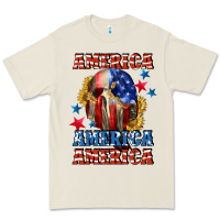 Bone America skeleton 4th of july Premium Tee - CowGirlArtShop