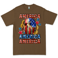 Cacao America skeleton 4th of july Premium Tee - CowGirlArtShop