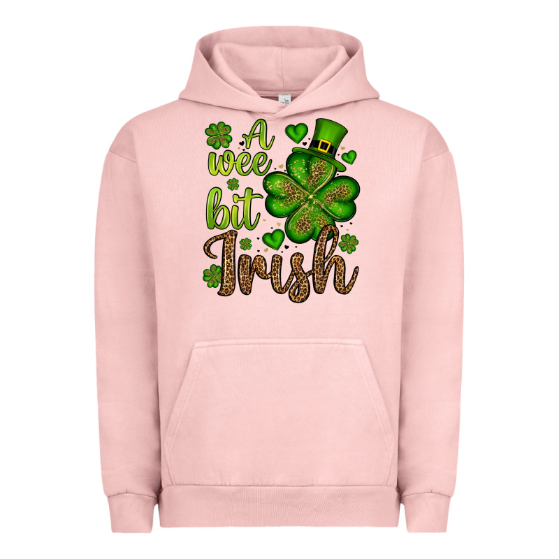 St. Patrick's A Wee Bit Irish Urban Hoodie by OliviaCreatesArt | Teevron
