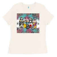 Bone cartoon characters coffee cups Ladies Tee - Zillion Design Studio