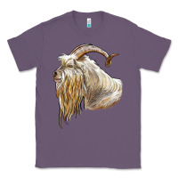 Lavender kiko goat face Classic Tee - LillyAllenDesigns