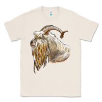 Natural kiko goat face Classic Tee - LillyAllenDesigns