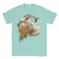 Seafoam kiko goat face Classic Tee - LillyAllenDesigns