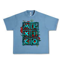 Pebble Blue mexico with roses Urban Heavy Tee - Jasminsmagicworld