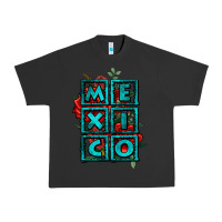 Pigment Black mexico with roses Urban Heavy Tee - Jasminsmagicworld