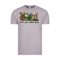 Vintage Zinc Peace Love Nubian Goat Vintage Tee - LillyAllenDesigns