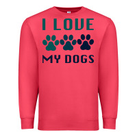 Cardinal i love my dogs Premium Sweatshirt - Bettercallsaul