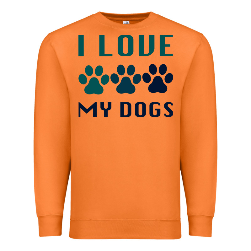 I Love My Dogs Premium Sweatshirt by Bettercallsaul | Teevron