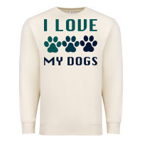 Sandshell i love my dogs Premium Sweatshirt - Bettercallsaul
