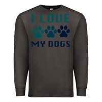 Smoke i love my dogs Premium Sweatshirt - Bettercallsaul