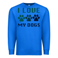 True Royal i love my dogs Premium Sweatshirt - Bettercallsaul