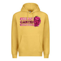 Antique Gold Breast Cancer Survivor Premium Hoodie - texasbilliewilder