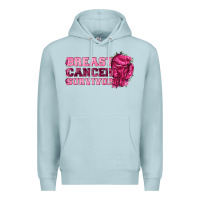 Blue Mist Breast Cancer Survivor Premium Hoodie - texasbilliewilder