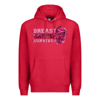 Cardinal Breast Cancer Survivor Premium Hoodie - texasbilliewilder