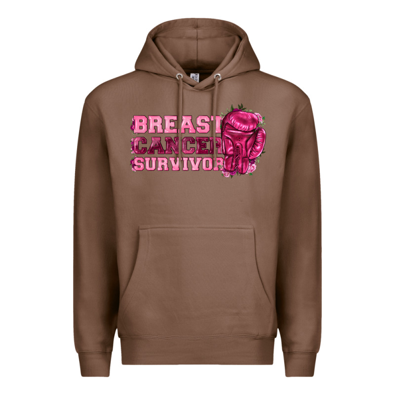 Breast Cancer Survivor Premium Hoodie by texasbilliewilder | Teevron