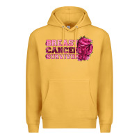 Mustard Breast Cancer Survivor Premium Hoodie - texasbilliewilder