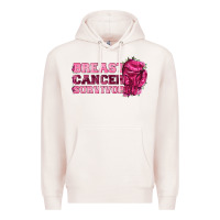Pale Pink Breast Cancer Survivor Premium Hoodie - texasbilliewilder