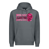 Rock Breast Cancer Survivor Premium Hoodie - texasbilliewilder