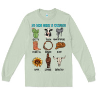 Matcha so god made a cowboy Long Sleeve Tee - MaliasSmallBusiness