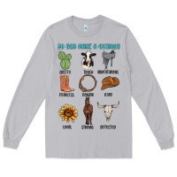 Moon Dust so god made a cowboy Long Sleeve Tee - MaliasSmallBusiness