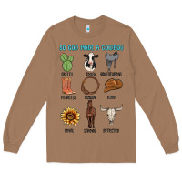 Toasted Coconut so god made a cowboy Long Sleeve Tee - MaliasSmallBusiness