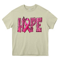 Mossy Hope Breast Cancer Heavy Core Tee - texasbilliewilder