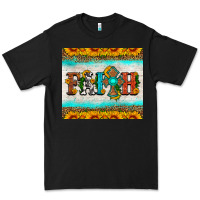 Black faith cross and sunflower tumbler Premium Tee - HRA Design Shop