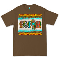 Cacao faith cross and sunflower tumbler Premium Tee - HRA Design Shop