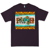 Plum faith cross and sunflower tumbler Premium Tee - HRA Design Shop