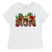 White mexican mom Ladies Tee - texasbilliewilder