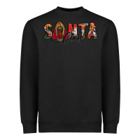 Black santa claus lady of guadalupe Heavyweight Sweatshirt - Jasminsmagicworld