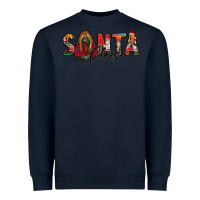 Navy santa claus lady of guadalupe Heavyweight Sweatshirt - Jasminsmagicworld
