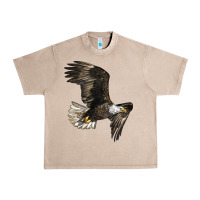 French Oak White Headed Eagle Urban Heavy Tee - LillyAllenDesigns