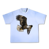 Grape Ice White Headed Eagle Urban Heavy Tee - LillyAllenDesigns