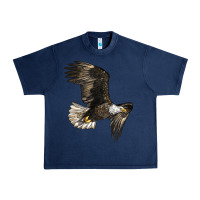 Navy White Headed Eagle Urban Heavy Tee - LillyAllenDesigns