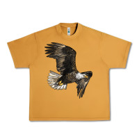 Peanut Butter White Headed Eagle Urban Heavy Tee - LillyAllenDesigns