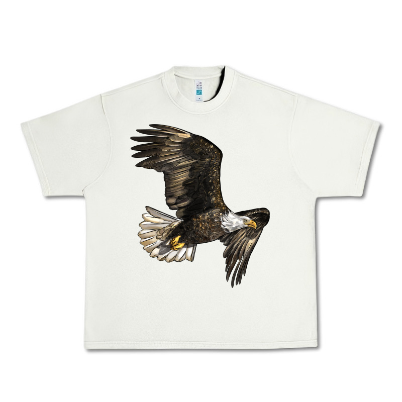 White Headed Eagle Urban Heavy Tee by LillyAllenDesigns | Teevron