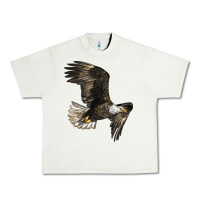 Pistachio White Headed Eagle Urban Heavy Tee - LillyAllenDesigns
