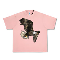 Salmon White Headed Eagle Urban Heavy Tee - LillyAllenDesigns
