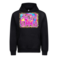 Black Hot Girl Summer Tie Dye Leopard Urban Hoodie - CowCowDesign