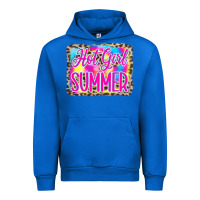 Cobalt Hot Girl Summer Tie Dye Leopard Urban Hoodie - CowCowDesign