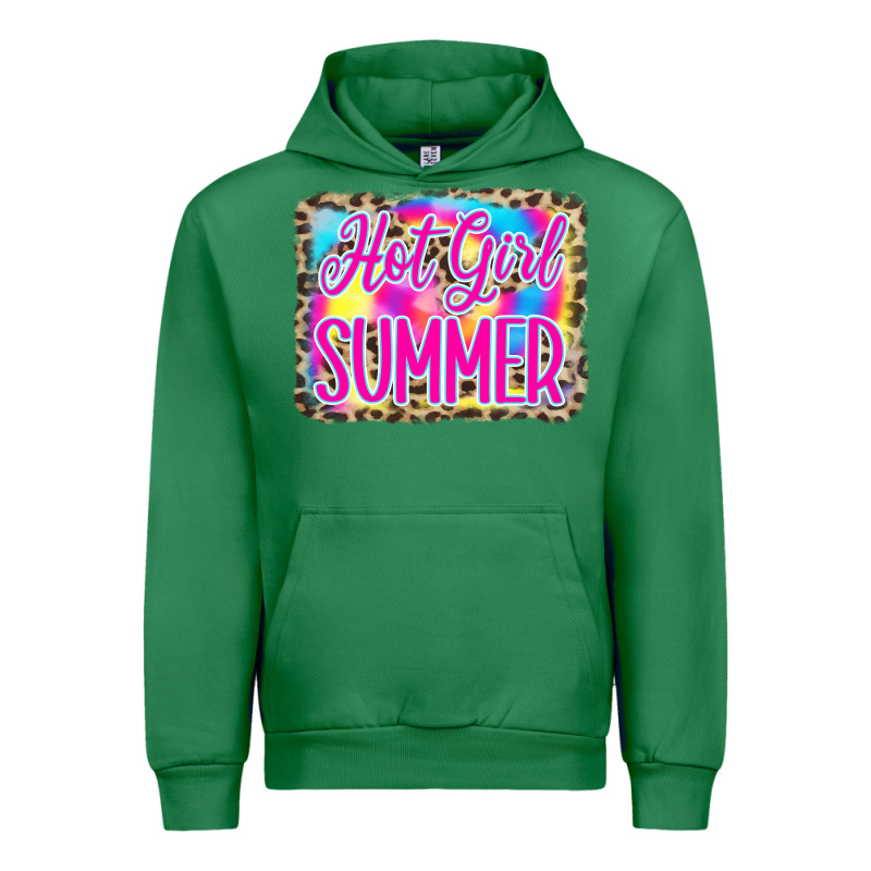 Hot Girl Summer Tie Dye Leopard Urban Hoodie by CowCowDesign | Teevron
