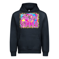 Navy Hot Girl Summer Tie Dye Leopard Urban Hoodie - CowCowDesign
