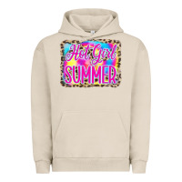 Pigment French Oak Hot Girl Summer Tie Dye Leopard Urban Hoodie - CowCowDesign