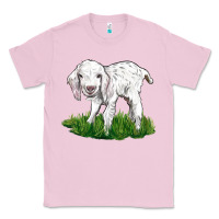 Bubblegum Pink Baby Angora Goat Classic Tee - LillyAllenDesigns