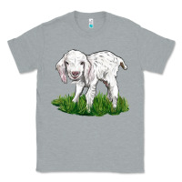 Heather Grey Baby Angora Goat Classic Tee - LillyAllenDesigns